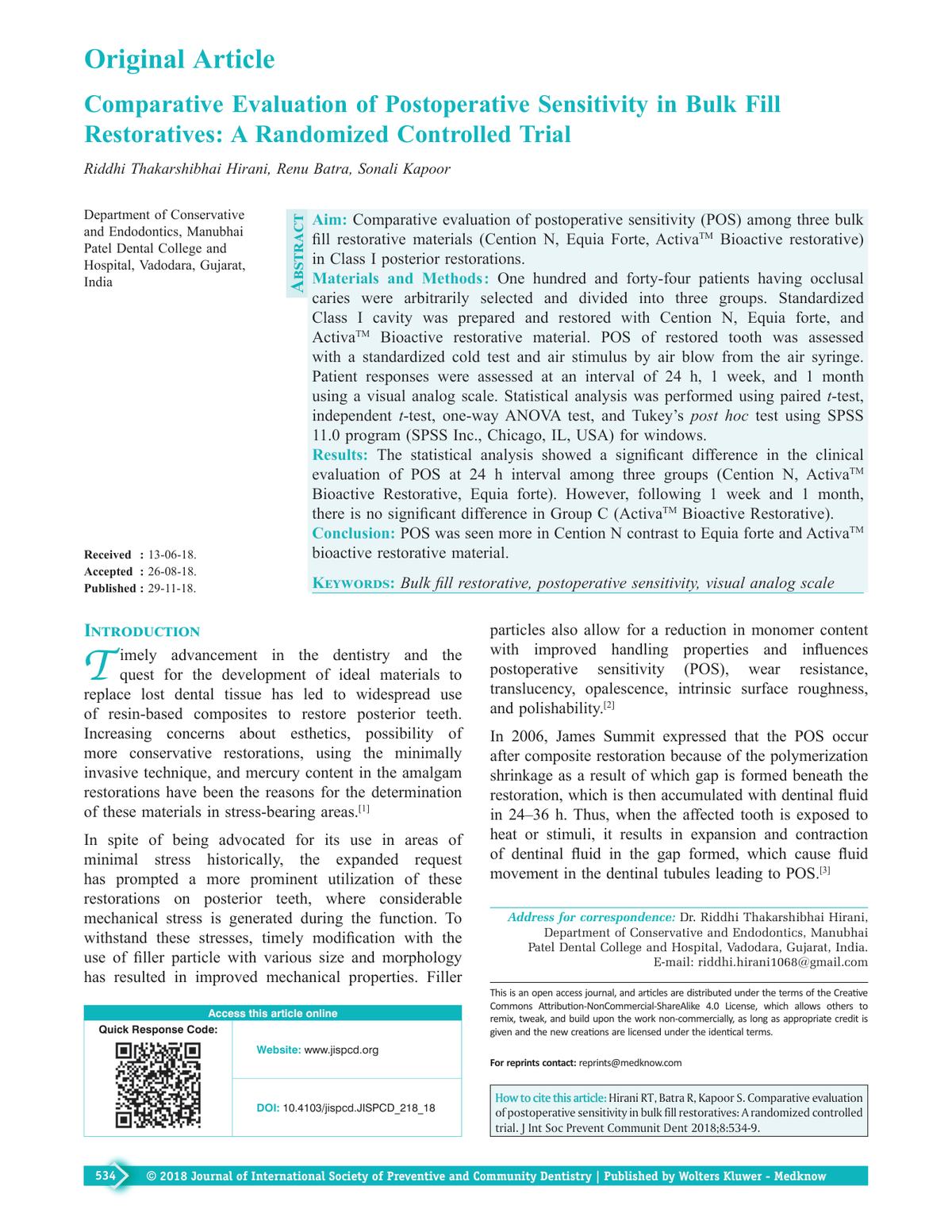 추가 논문 2 표제면 — Journal of Oral Biology and Craniofacial Research