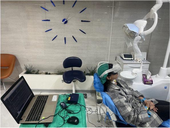 수술 중 VR 효과 측정 환경